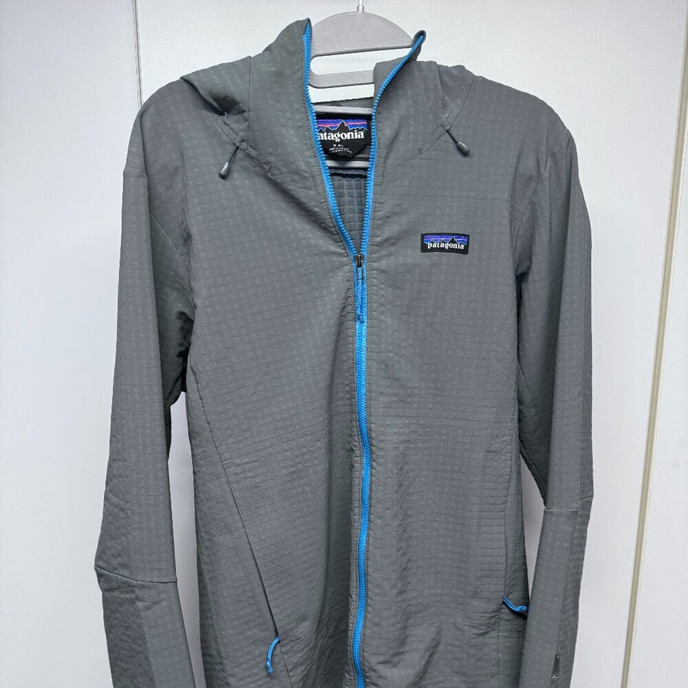 Men's R1 Full Zip Power Grid Fleece Hoodie